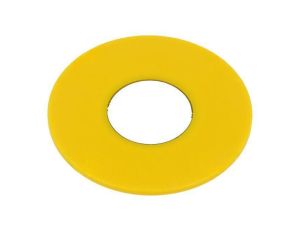 Tabliczka opisowa 61 43mm Korpus żółty plastik 61-9970.0