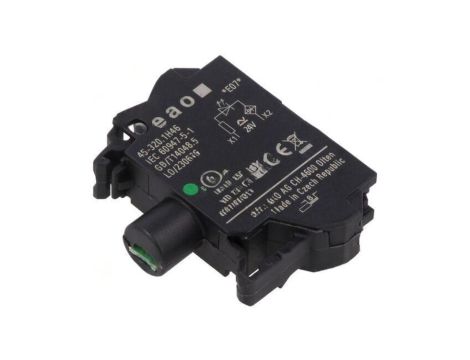 Element podświetlający 22mm 45 do płyty czołowej 24VAC 24VDC 45-320.1H46