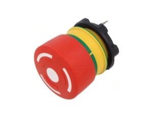 Przełącznik bezpieczeństwa 22mm Poz.stab 2 NC czerwony brak 84-5320.0020