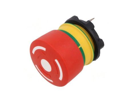 Przełącznik bezpieczeństwa 22mm Poz.stab 2 NC czerwony brak 84-5320.0020