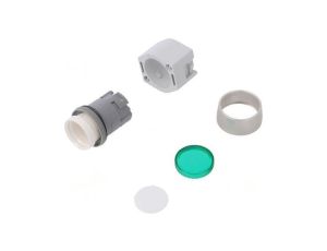 Przełącznik przyciskany 22mm Poz.stab 1 zielony brak IP65 704.012.5