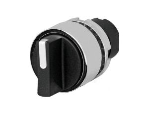 Przełącznik obrotowy 22mm Poz.stab 2 czarny brak IP65 46 46-2828.3CV0.001