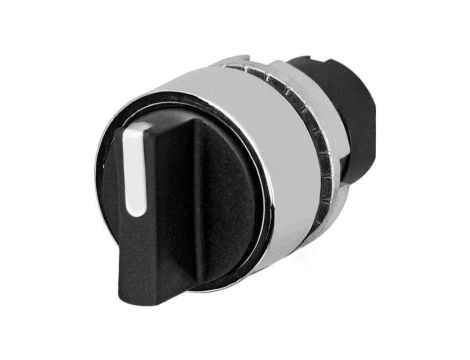 Przełącznik obrotowy 22mm Poz.stab 2 czarny brak IP65 46 46-2828.3CV0.001