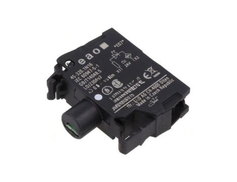 Element podświetlający 22mm 45 do płyty czołowej 24VAC biały 45-320.1N16