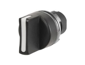 Przełącznik obrotowy 22mm Poz.stab 2 czarny brak IP65 46 46-2828.1CV0.001