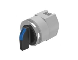 Przełącznik obrotowy 30mm Poz.stab 2 czarny/srebrny BA9S,LED 704.101.018I