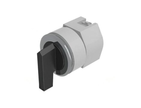 Przełącznik obrotowy 30mm Poz.stab 3 czarny/srebrny brak 704.093.018