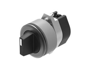 Przełącznik obrotowy 30mm czarny brak IP65 wystający OptoHiT 704.411.010KN