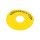 Tabliczka opisowa 45 75mm plastik Korpus żółty 45-50J.140S
