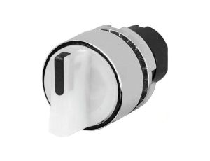 Przełącznik obrotowy 22mm Poz.stab 2 biały IP65 wystający 46-2W28.3CV0.001