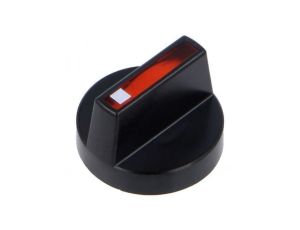 Pokrętło Kolor przycisku czerwony plastik Ø18mm 52-928.20