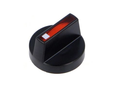 Pokrętło Kolor przycisku czerwony plastik Ø18mm 52-928.20