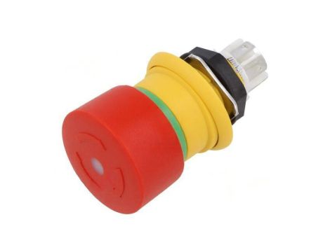 Przełącznik bezpieczeństwa 16mm NC + NO czerwony LED 61 61-6451.4277