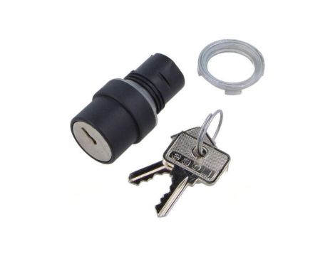 Przełącznik obrotowy z kluczem 22mm Poz.stab 2 brak IP65 46-290J.1000.7P8