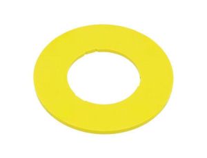Tabliczka opisowa 45 45mm plastik Korpus żółty 45-50K.1407