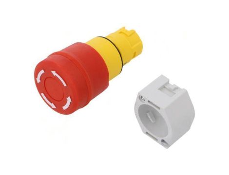 Przełącznik bezpieczeństwa 22mm Poz.stab 2 czerwony brak 704.064.2