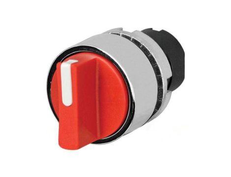Przełącznik obrotowy 22mm Poz.stab 2 czerwony brak IP65 46 46-2828.3CP0.001