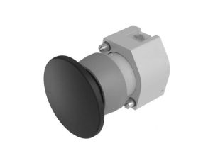 Przełącznik przyciskany 22mm Poz.stab 1 czarny brak IP65 704.070.0