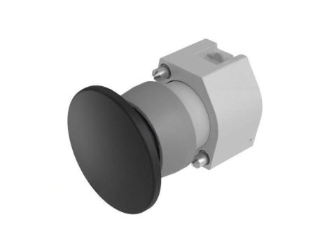 Przełącznik przyciskany 22mm Poz.stab 1 czarny brak IP65 704.070.0