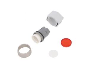 Przełącznik przyciskany 22mm Poz.stab 2 czerwony brak IP65 704.042.2