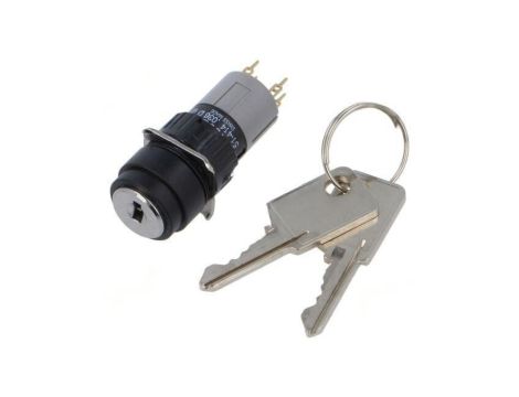 Przełącznik obrotowy z kluczem 16mm Poz.stab 2 NO x2 51 51-414.036D