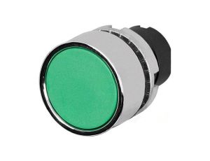 Przełącznik przyciskany 22mm Poz.stab 2 zielony brak IP65 46-2134.3150.000