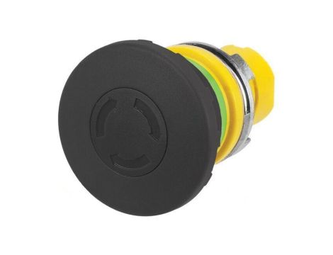 Przełącznik przyciskany 22mm Poz.stab 2 czarny brak IP65 46-2736.1910.000