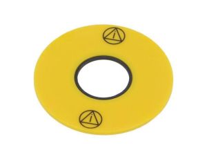 Tabliczka opisowa 61 43mm Korpus żółty plastik 61-9970.9