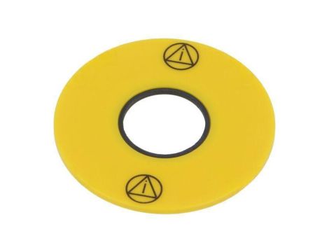 Tabliczka opisowa 61 43mm Korpus żółty plastik 61-9970.9