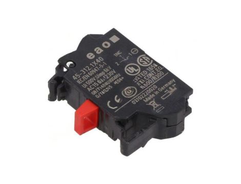 Element stykowy 22mm 45 do płyty czołowej zaciski sprężynowe 45-312.1X40