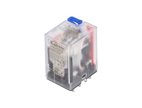 Przekaźnik elektromagnetyczny, 4PDT, Cewka: 24VDC, 5A/250VAC HR604CD024