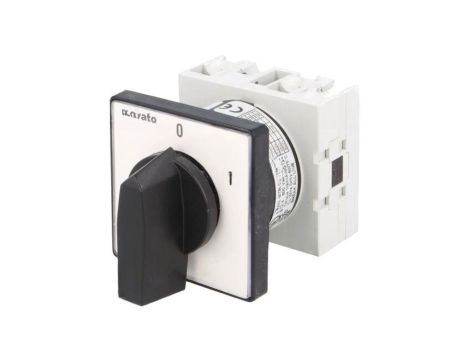 Przełącznik krzywkowy, Poz.stab: 2, 16A, 0-1, tablicowy, Bieguny: 2 GX1691U