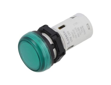 Lampka kontrolna, 230VAC, 22mm, Platinum LPMLM3