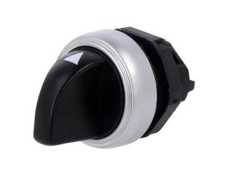 Przełącznik obrotowy, Poz.stab: 2, czarny, brak, IP66, Poz: 2, 22mm LPCS120