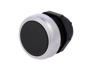 Przełącznik przyciskany, Poz.stab: 1, czarny, brak, IP66, 22mm LPCB102