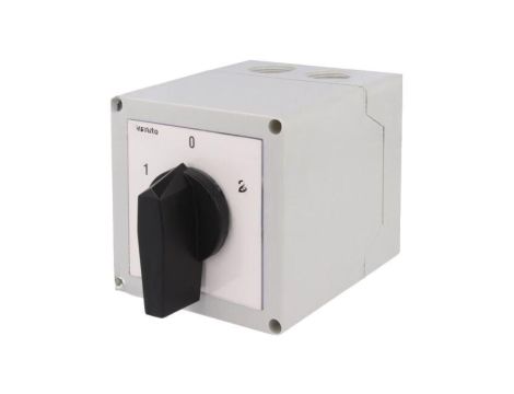 Przełącznik krzywkowy, Poz.stab: 3, 32A, 1-0-2, w obudowie, Poz: 3 GX3275P