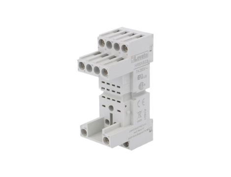 Podstawka, PIN-8, 10A, 250VAC, na szynę DIN, HR60 HR6XS22