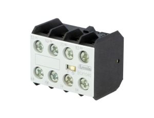 Styki pomocnicze, Przyłącze: zaciski śrubowe, czołowy, Styki: NO x4, BG 11BGX1040