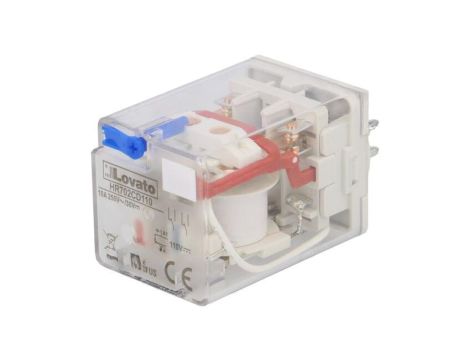 Przekaźnik elektromagnetyczny, DPDT, Cewka: 110VDC, 10A/250VAC HR702CD110