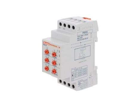 Przekaźnik nadzorczy napięcia, na szynę DIN, PMV, SPDT, 0.120s PMV55A240