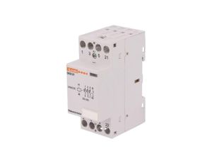 Stycznik 4-biegunowy instalacyjny, 32A, 24VAC, 24VDC, NC + NO x3 CN3201024