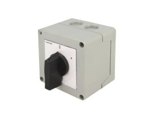 Przełącznik krzywkowy, Poz.stab: 2, 16A, 0-1, w obudowie, Poz: 2 GX1610P