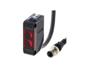 Czujnik fotoelektryczny, PNP, odbiciowy z reflektorem, Zasięg: 4m E3Z-R81-M5J 0.3M