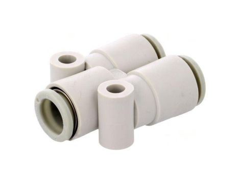 Trójnik wtykowa -1-10bar polipropylen -5-60C KQ2U08-00A