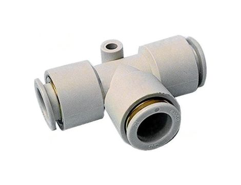 Trójnik redukcyjna,wtykowa -1-10bar polipropylen -5-60C KQ2T10-08A