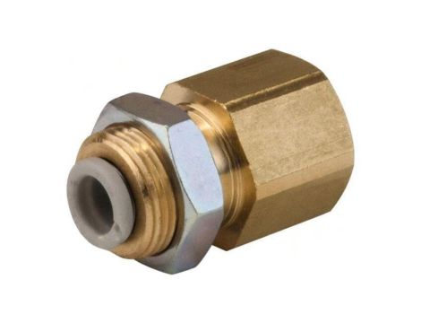 Złączka wtykowa gwintowana,prosta -1-10bar mosiądz -5-60C KQ2E12-03A