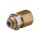 Złączka wtykowa gwintowana,prosta -1-10bar mosiądz -5-60C KQ2E12-03A