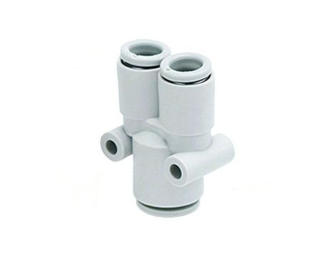 Trójnik wtykowa -1-10bar polipropylen -5-60C KQ2U10-00A