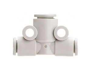 Trójnik wtykowa -1-10bar polipropylen -5-60C KQ2T10-00A
