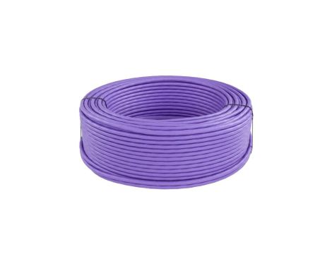 Kabel sieciowy S/FTP kat.7A skrętka 4x2x0,58mm wewnętrzny B2ca bezhalogenowy LSOH fioletowy Molex /500m/